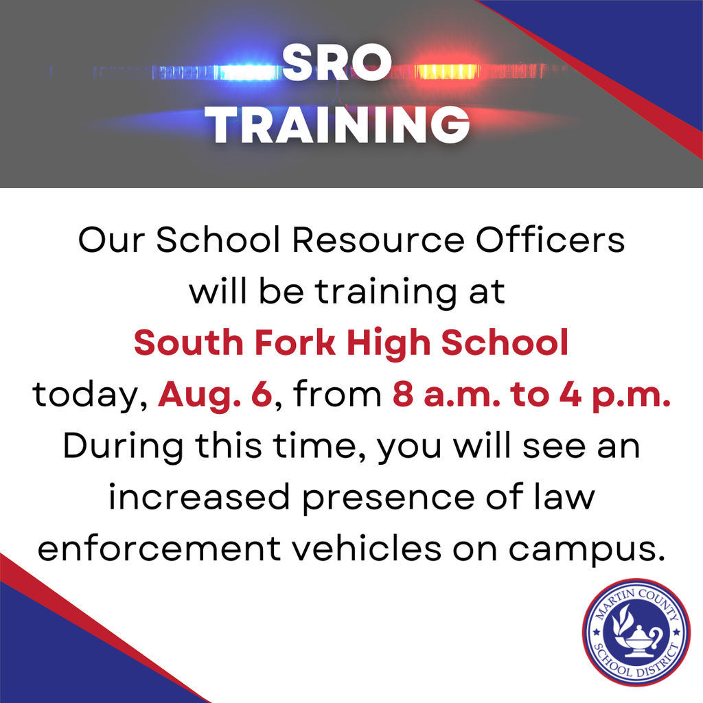 SRO Training at SFHS