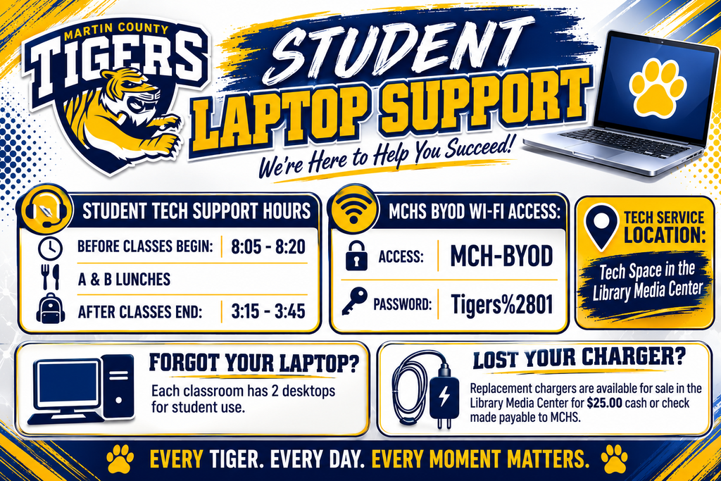 MCHS Student Laptop Support