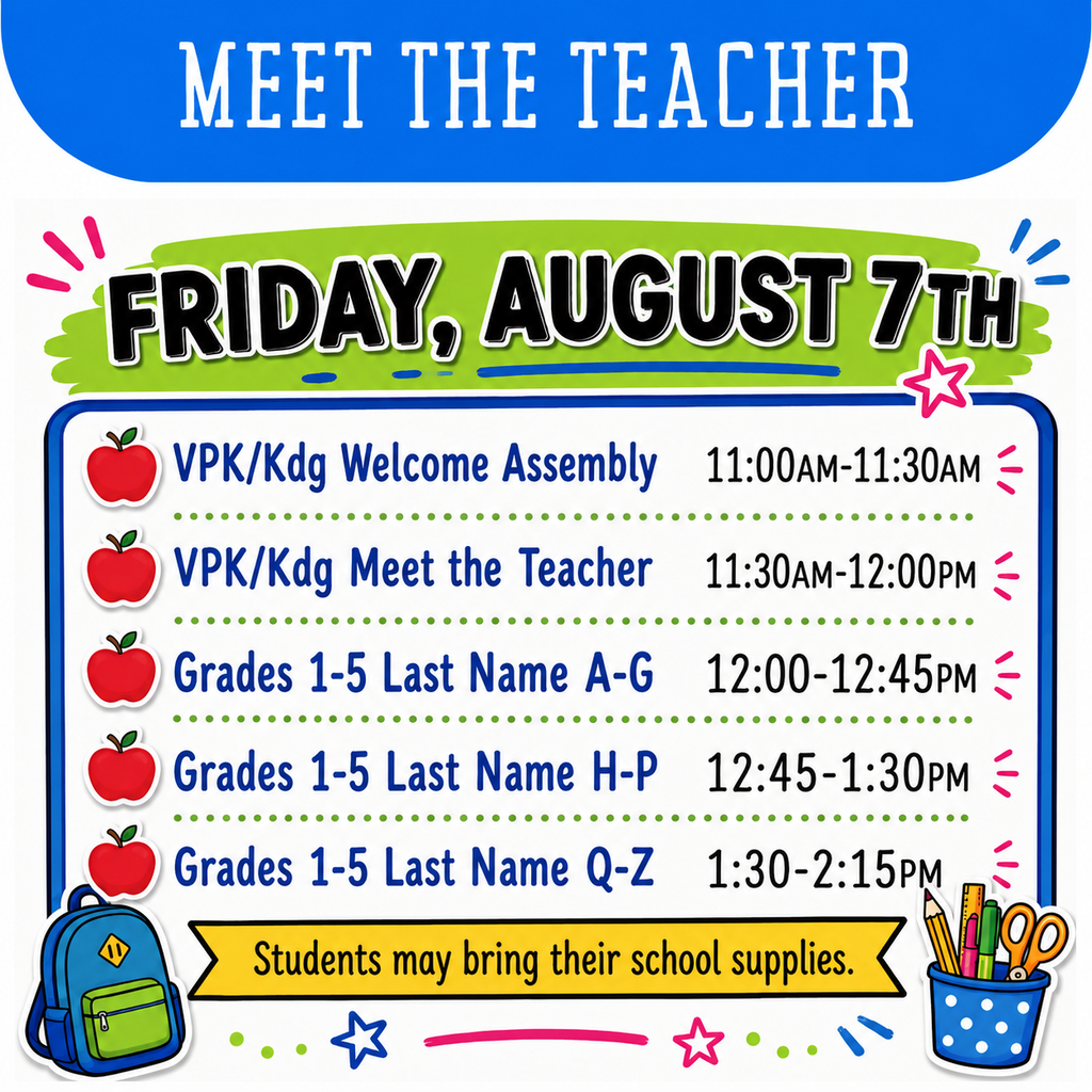 meet the teacher schedule