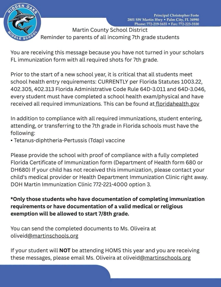 immunization message