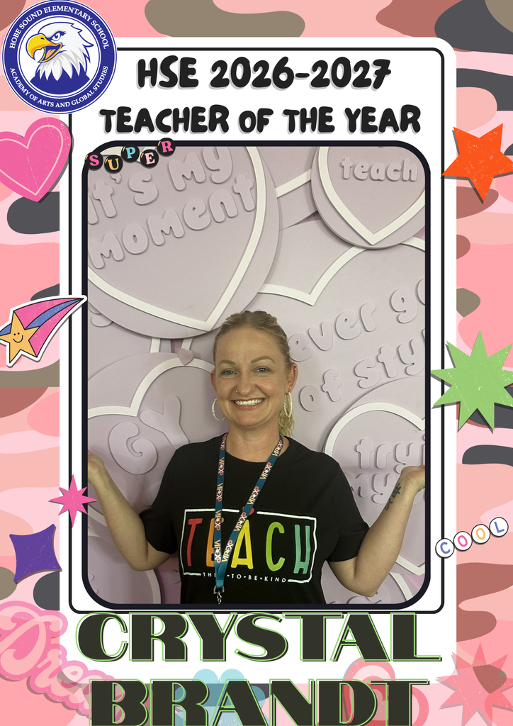 Mrs. Brandt, 2026-2027 HSE Teacher of the Year!