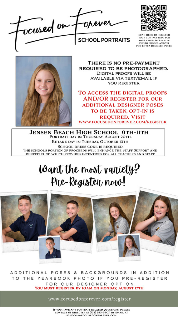 JBHS Fall Portrait Day 2026