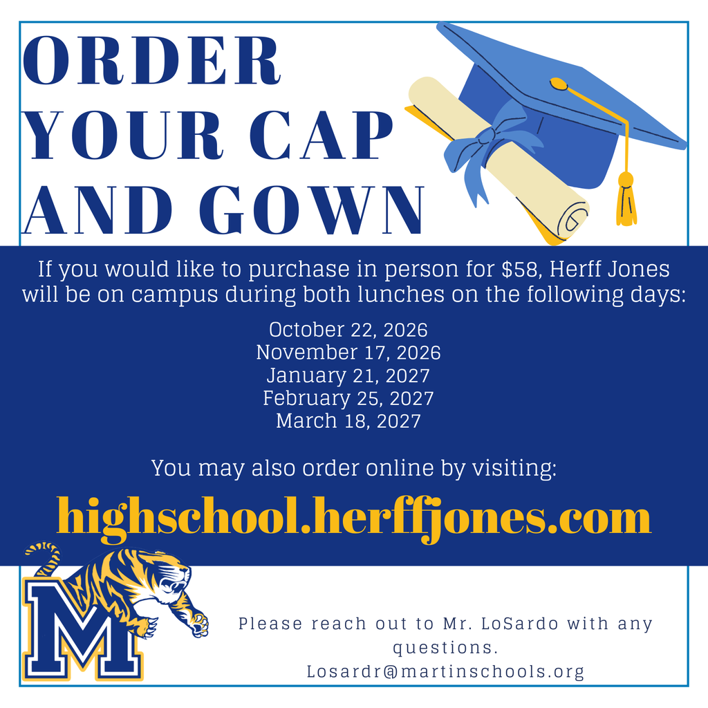 MCHS Cap & Gown Ordering Information