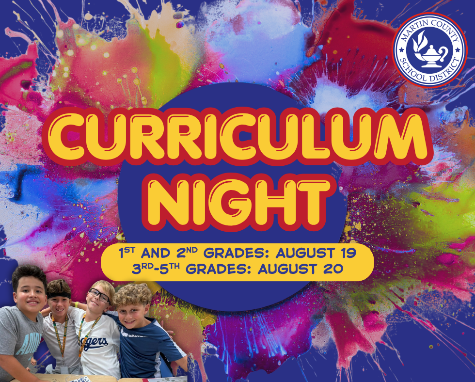 Curriculum Nights elementary families