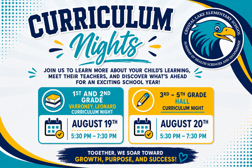 Curriculum Nights - Updated