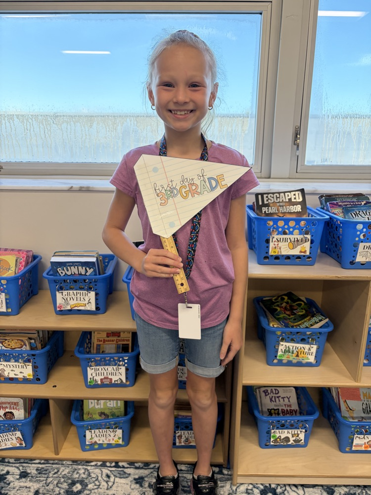 First week of Third Grade! 