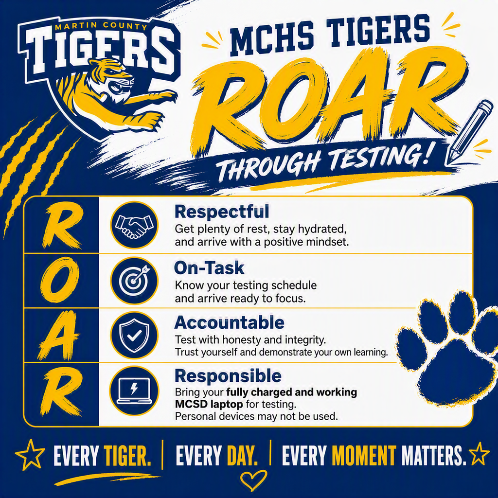 MCHS ROAR through Testing