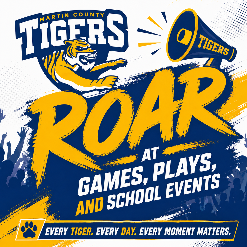 Tigers ROAR at Games, Plays, and Schools Events
