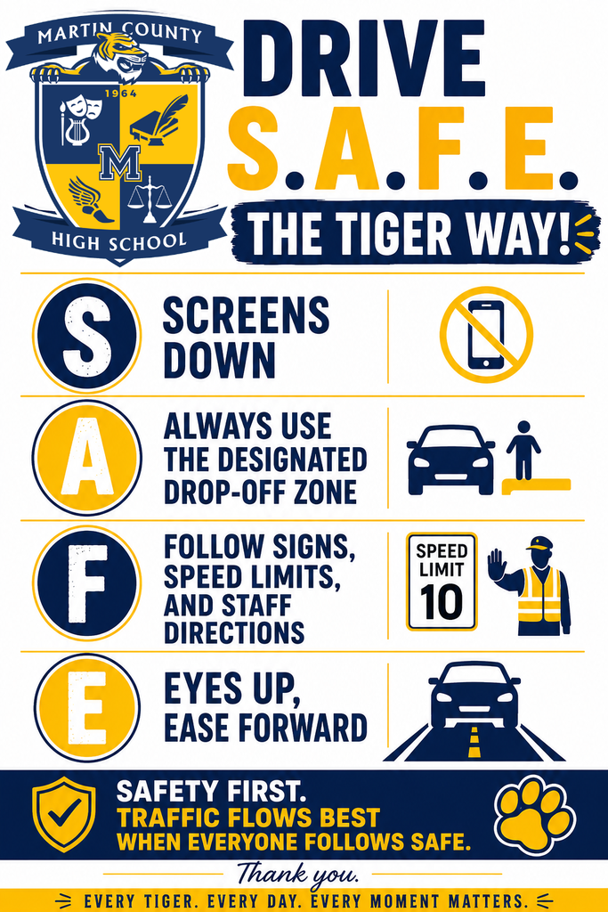 Drive S.A.F.E. - The Tiger Way at MCHS