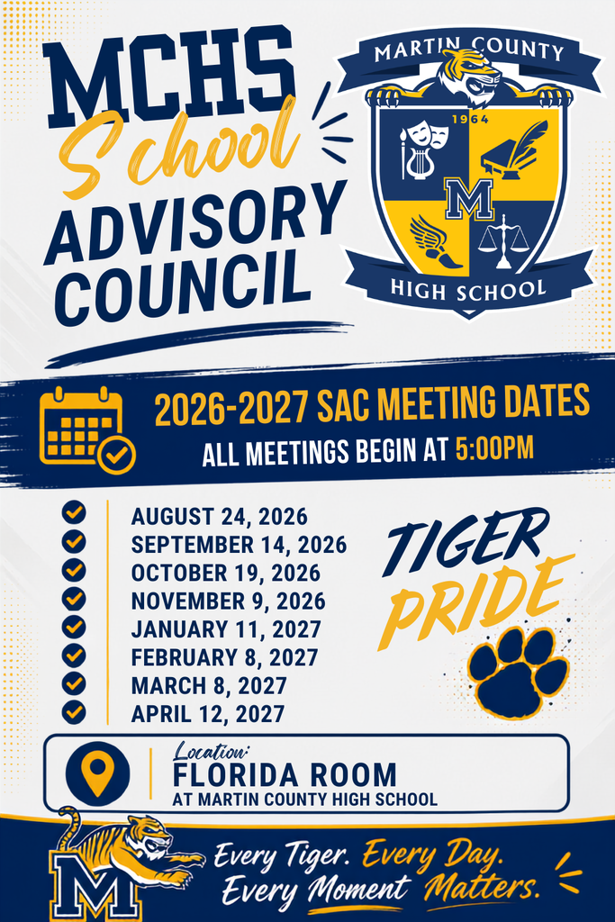 2026-2027 MCHS SAC Meeting Dates