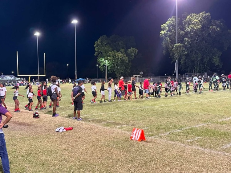 Warfield teachers support students at local football game