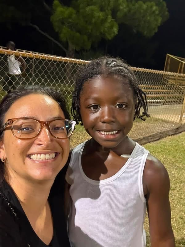 Warfield teachers support students at local football game