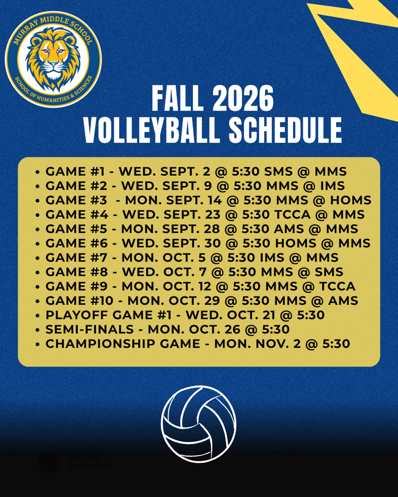 Volleyball schedule