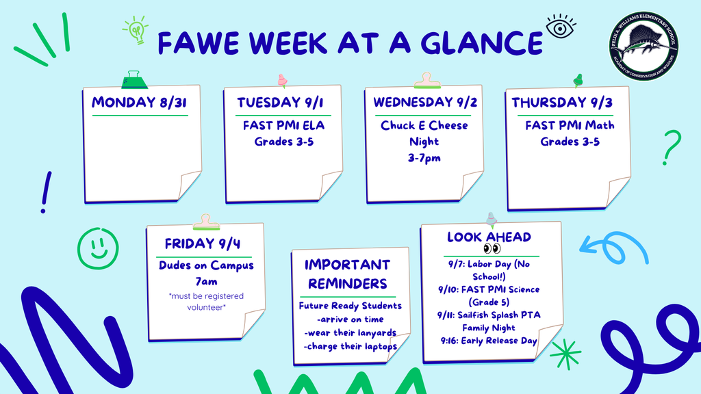 week at a glance