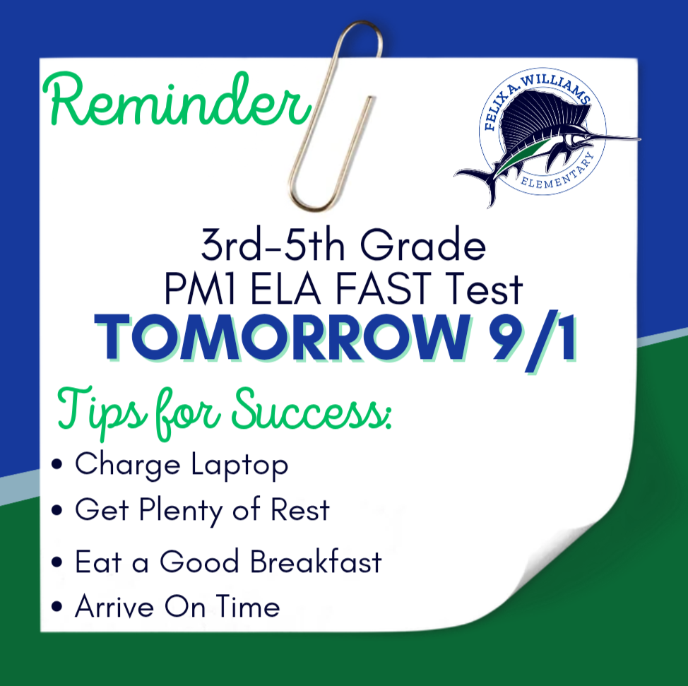 pm1 ELA tomorrow 