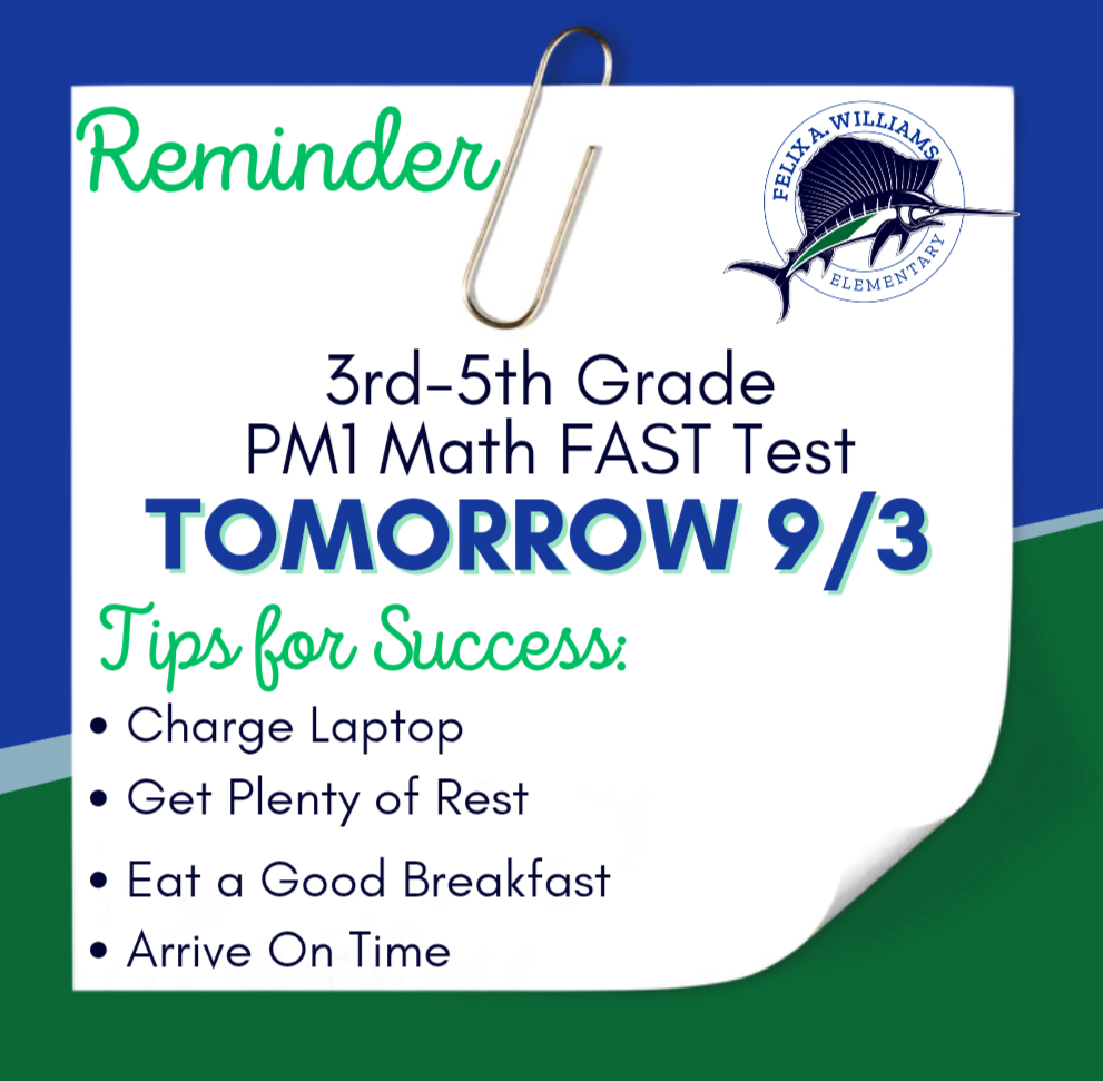 pm1 math tomorrow