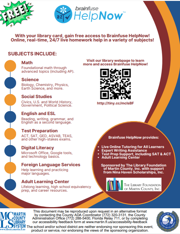 MCLS brainfuse HelpNow