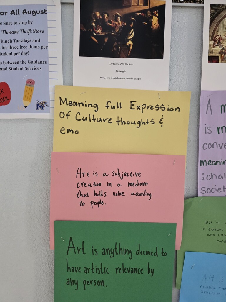 Exploring Art at MCHS