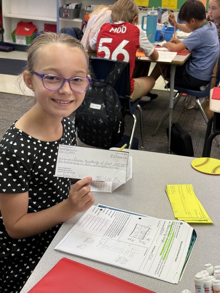 proud writing checks