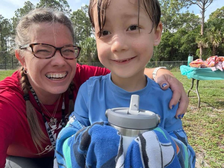 Ms Cassell with student 
