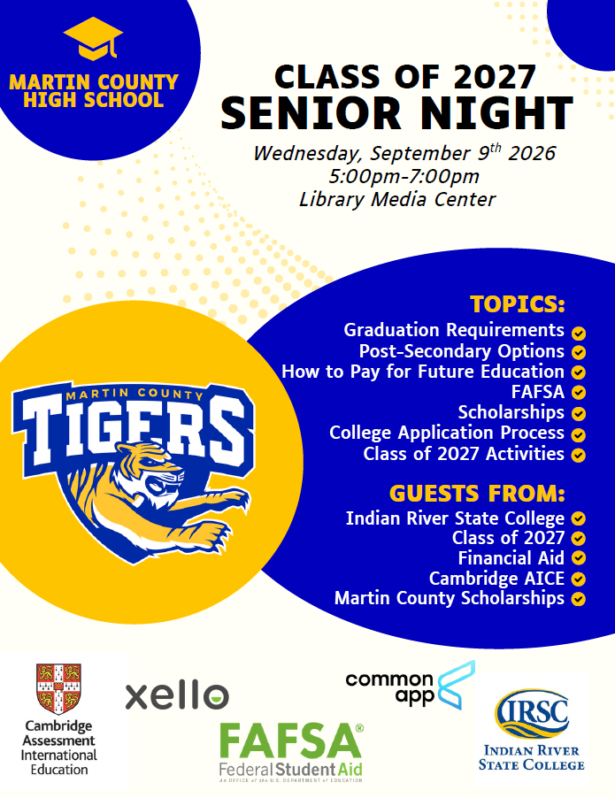 MCHS Class of 2027 Senior Parent Night