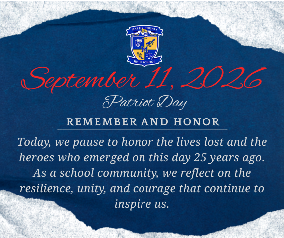 MCHS Remembers & Honors 9/11