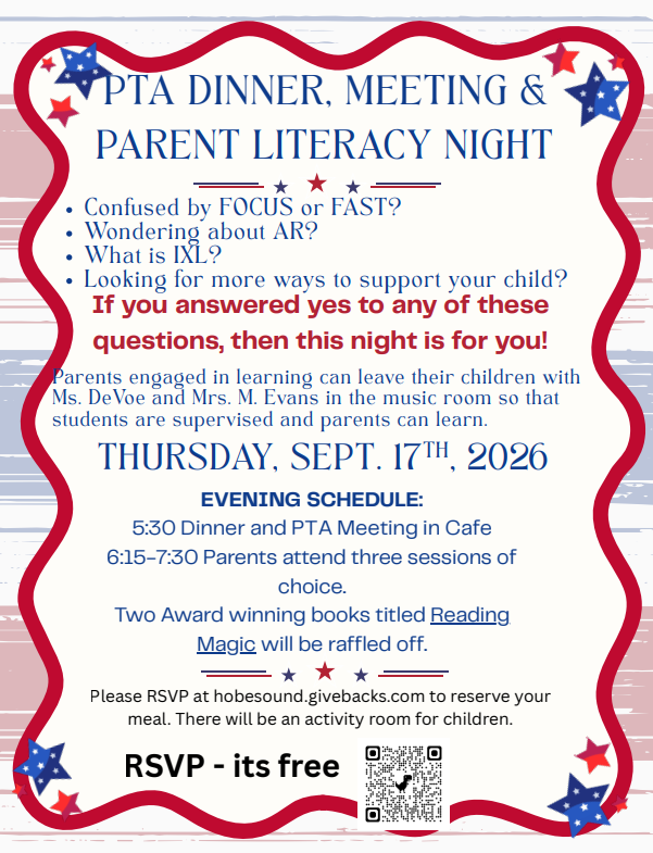 Literacy Night Flyer