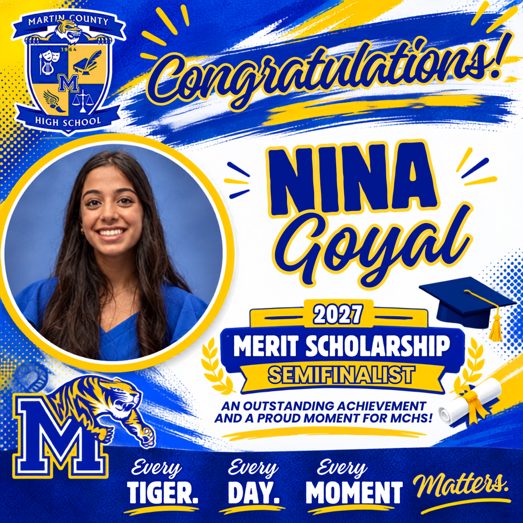 Nina Goyal - Merit Scholarship Semifinalist