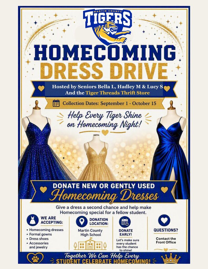 MCHS Homecoming Dress Drive