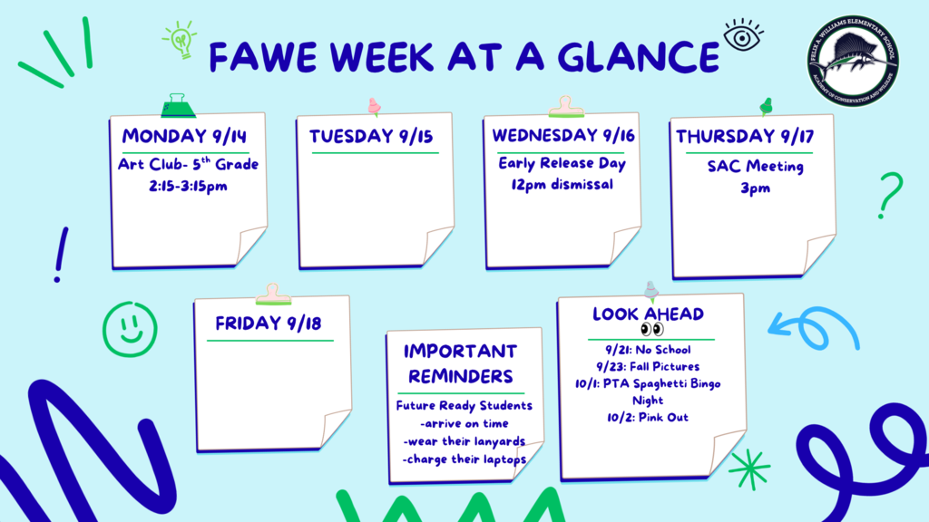 week at a glance