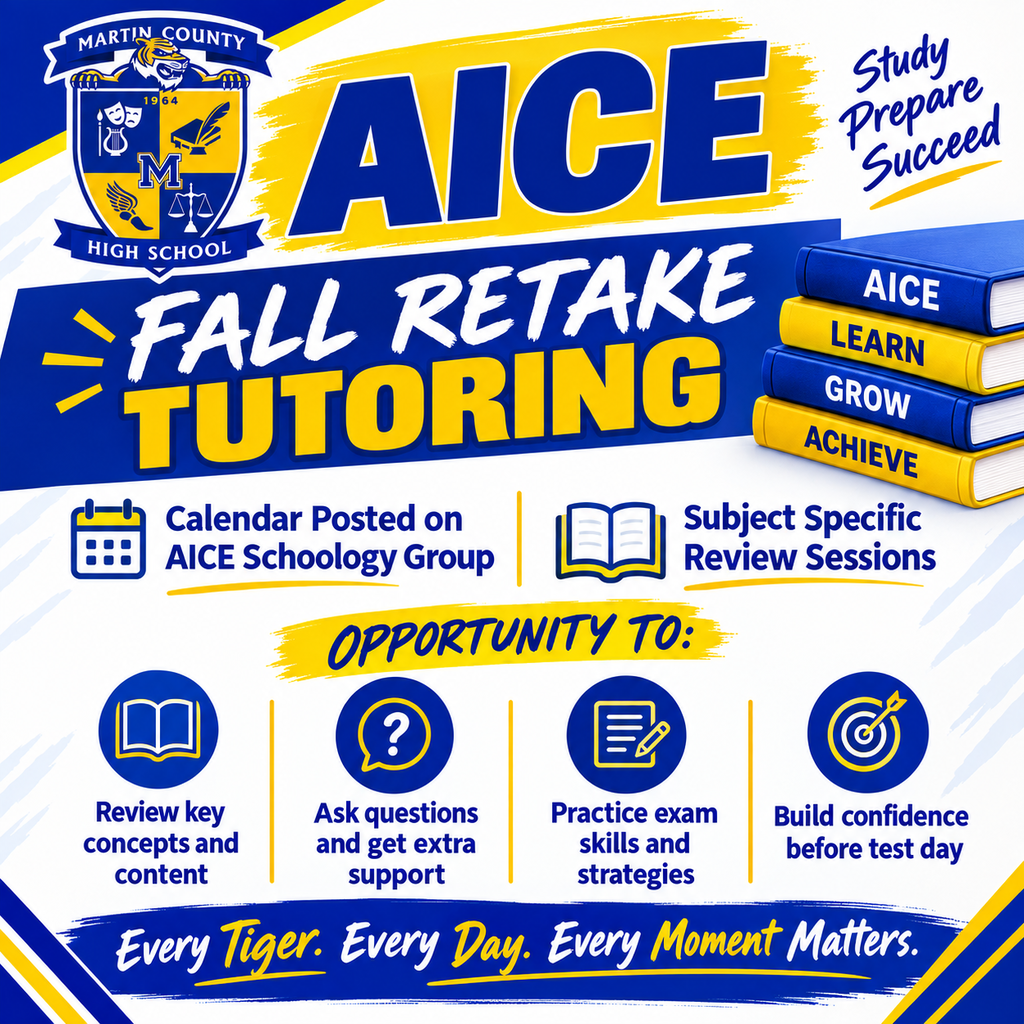 MCHS AICE Fall Retake Tutoring