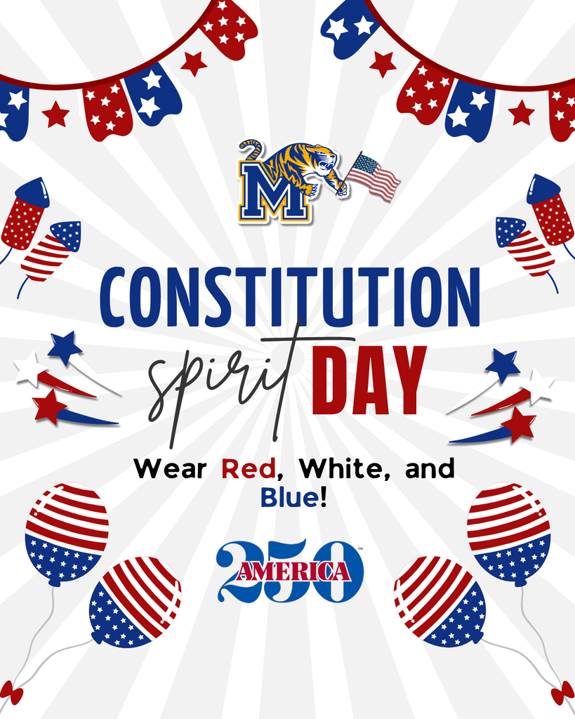 MCHS Constitution Spirit Day - Friday, September 18, 2026