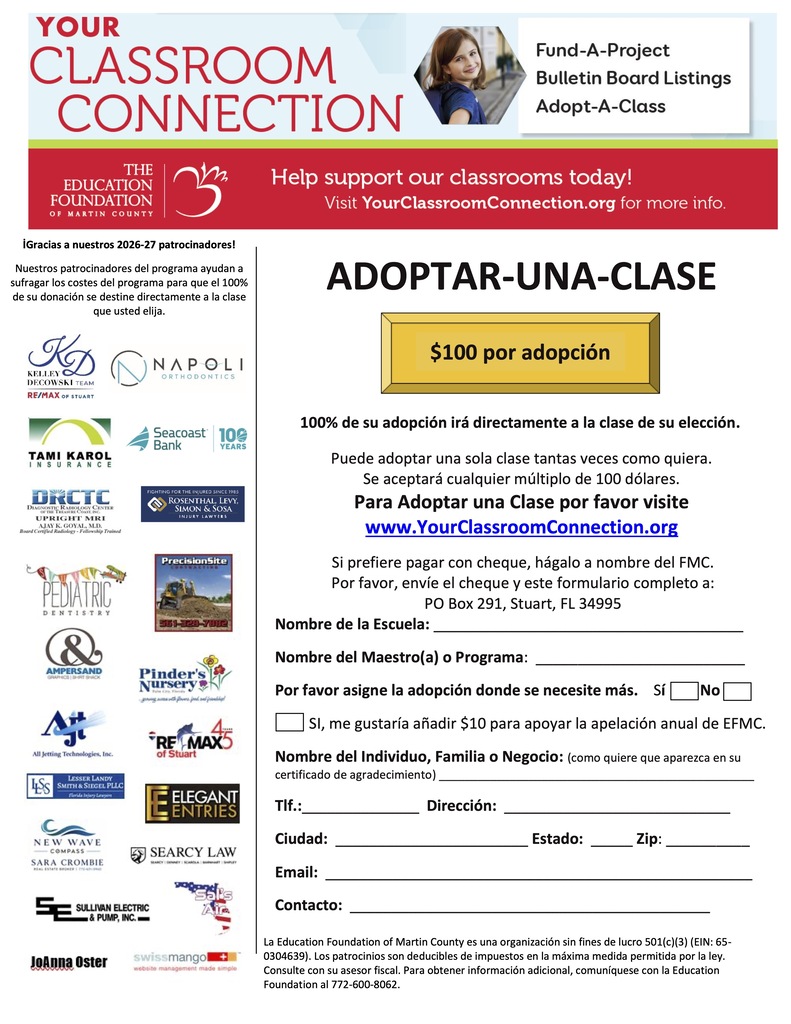 Adopt-A-Class SPN