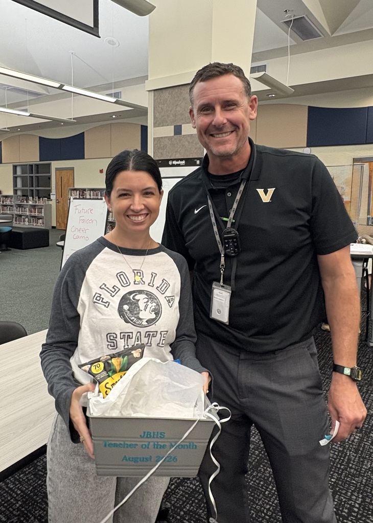 JBHS Employees of the Month August 2026