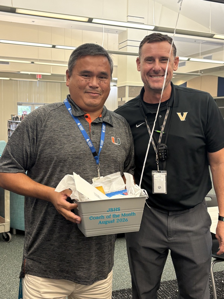 JBHS Employees of the Month August 2026