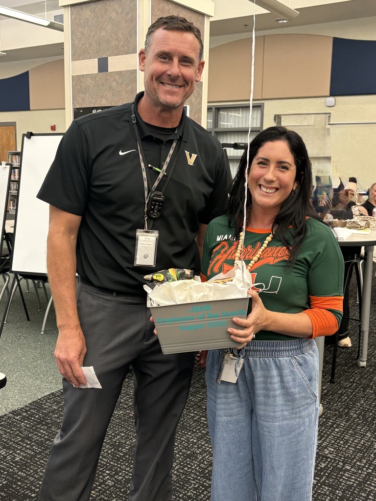 JBHS Employees of the Month August 2026