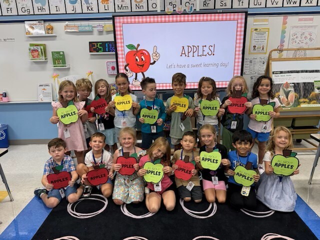 Kindergarten apples