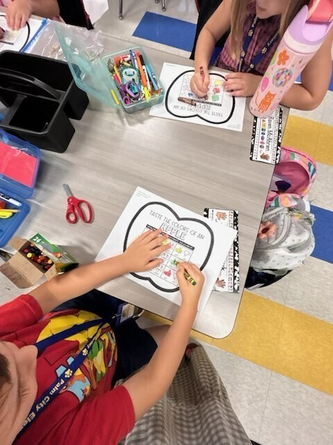 Kindergarten apples