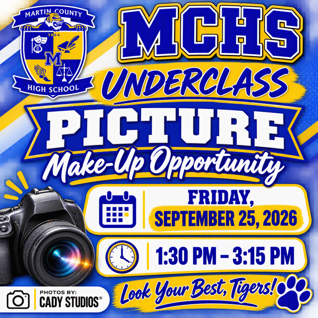 MCHS Underclass Picture Make-Up Opportunity