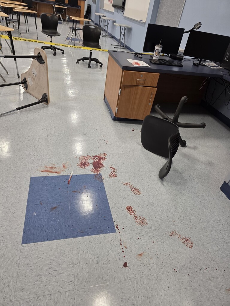 Following the Evidence in Forensics Class at MCHS