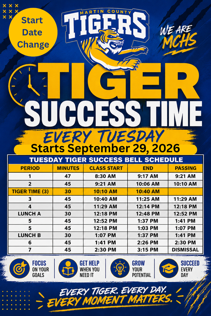 MCHS Tiger Success Time