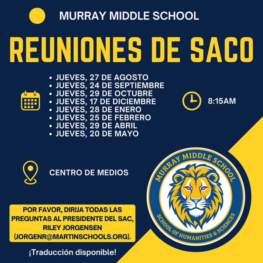 Spanish SAC Meeting Flyer