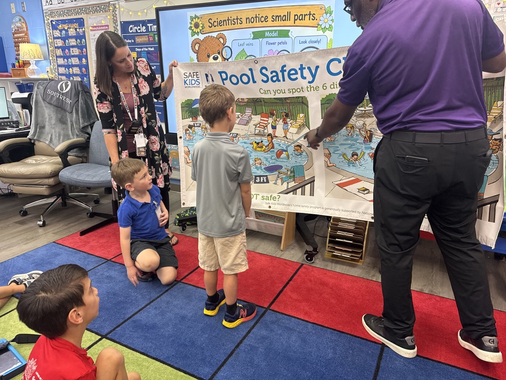 A speaker at Career Fair presents to Bessey Creek Elementary students