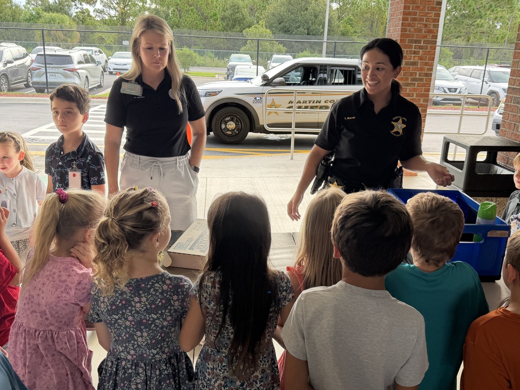 A speaker at Career Fair presents to Bessey Creek Elementary students