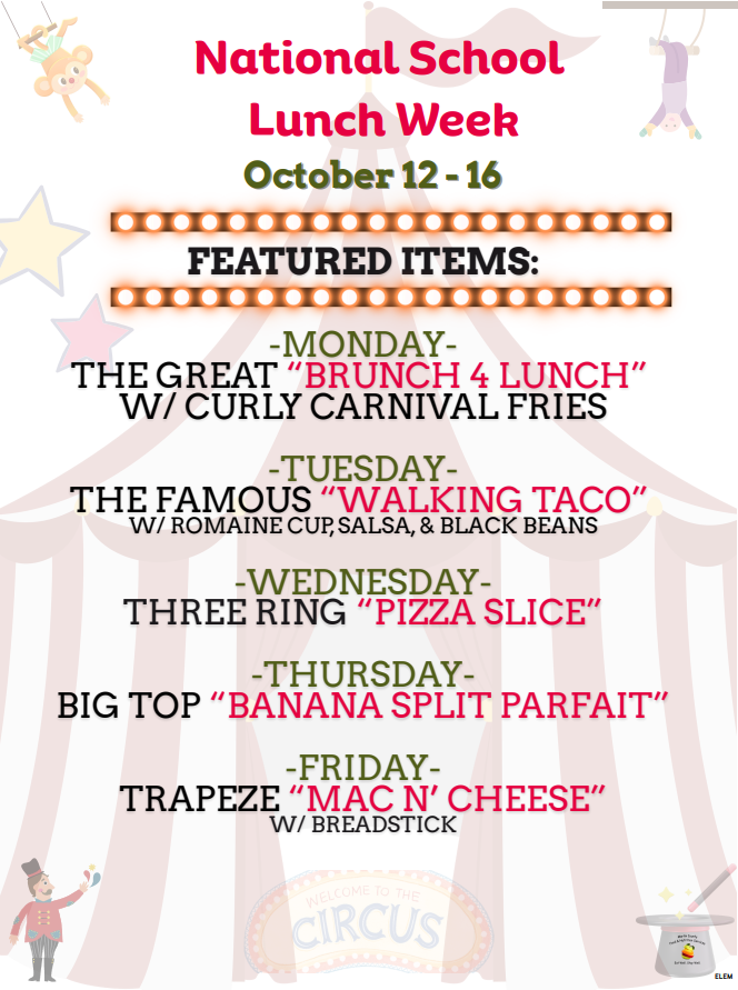 lunch menu
