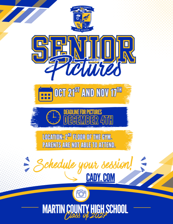 Senior Pictures @MCHS - October 21 & November 17