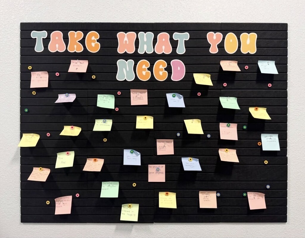 Take What You Need Message Board at MCHS