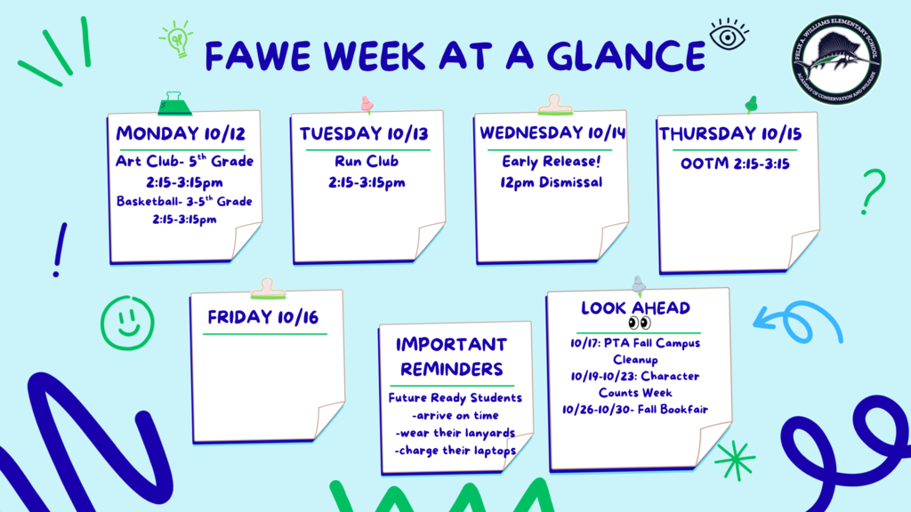 week at a glance