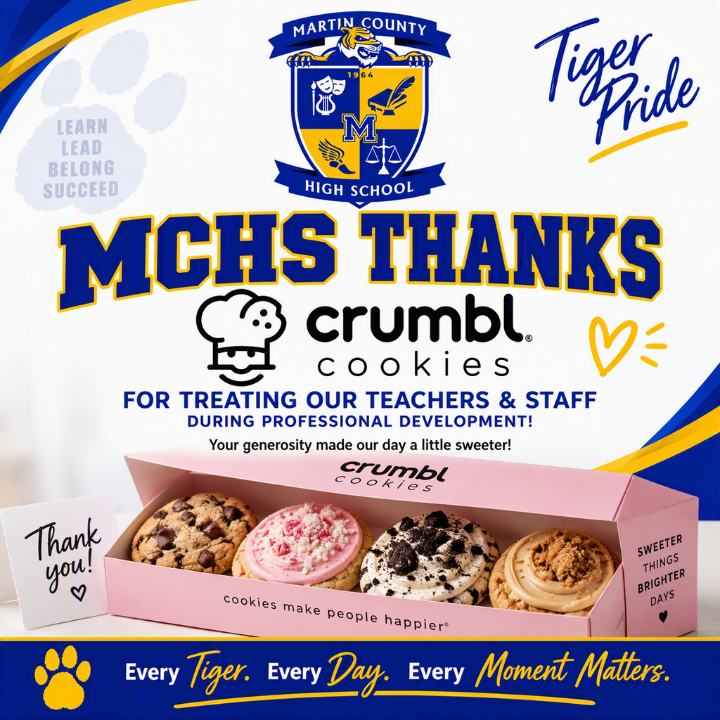 MCHS Thanks Crumbl Cookies