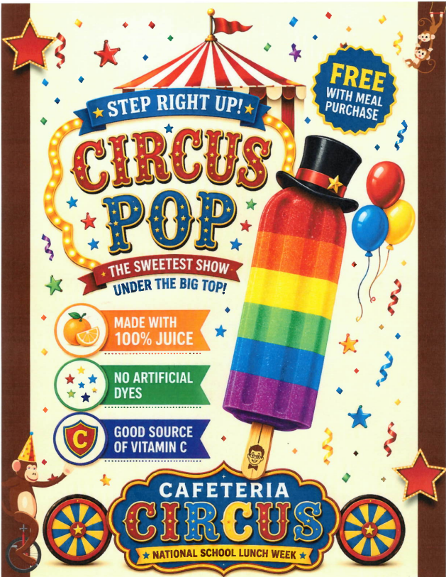 Circus Pop Giveaway at MCHS Cafeteria!